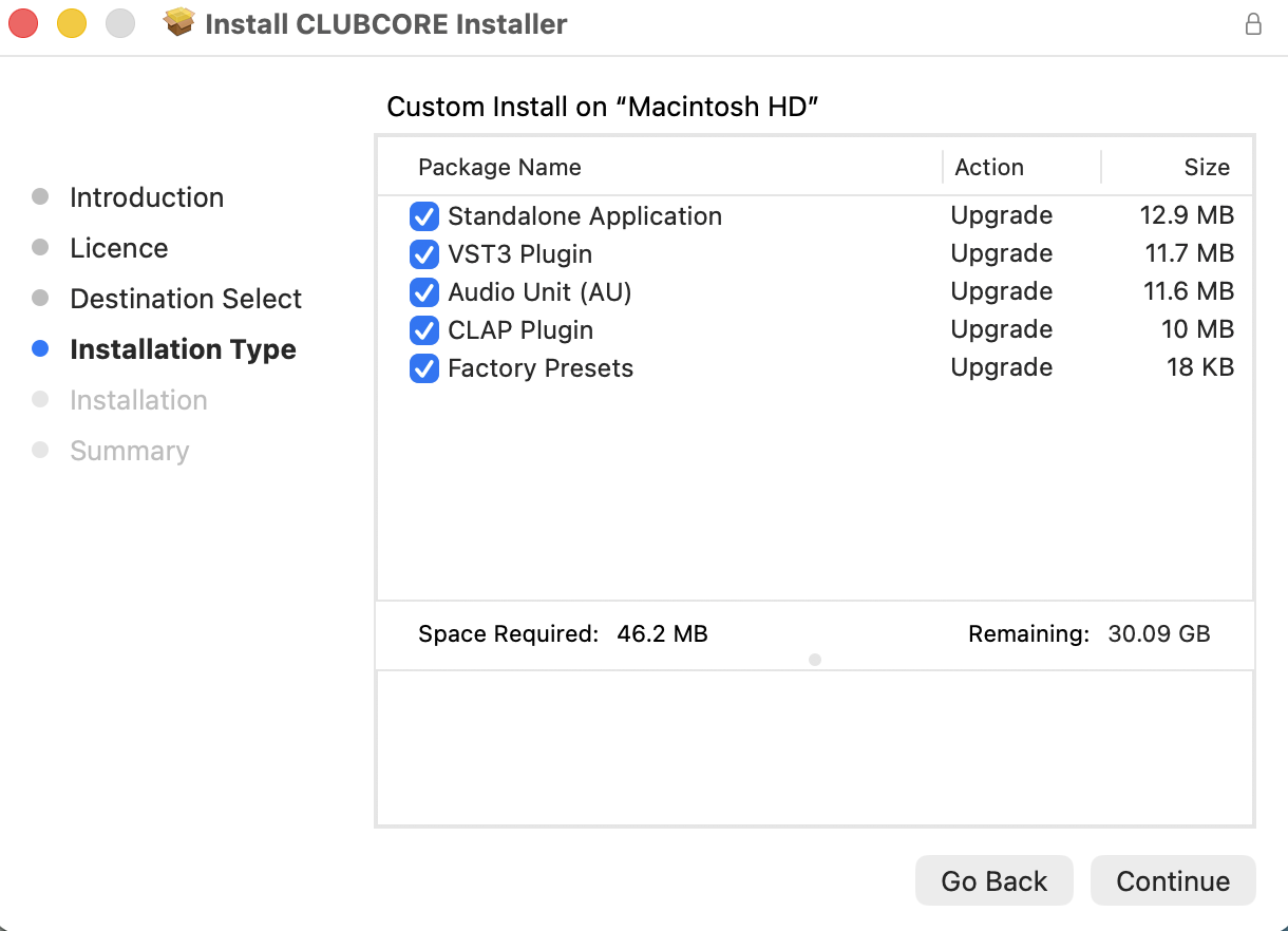 Step 5: Select Plugin Formats