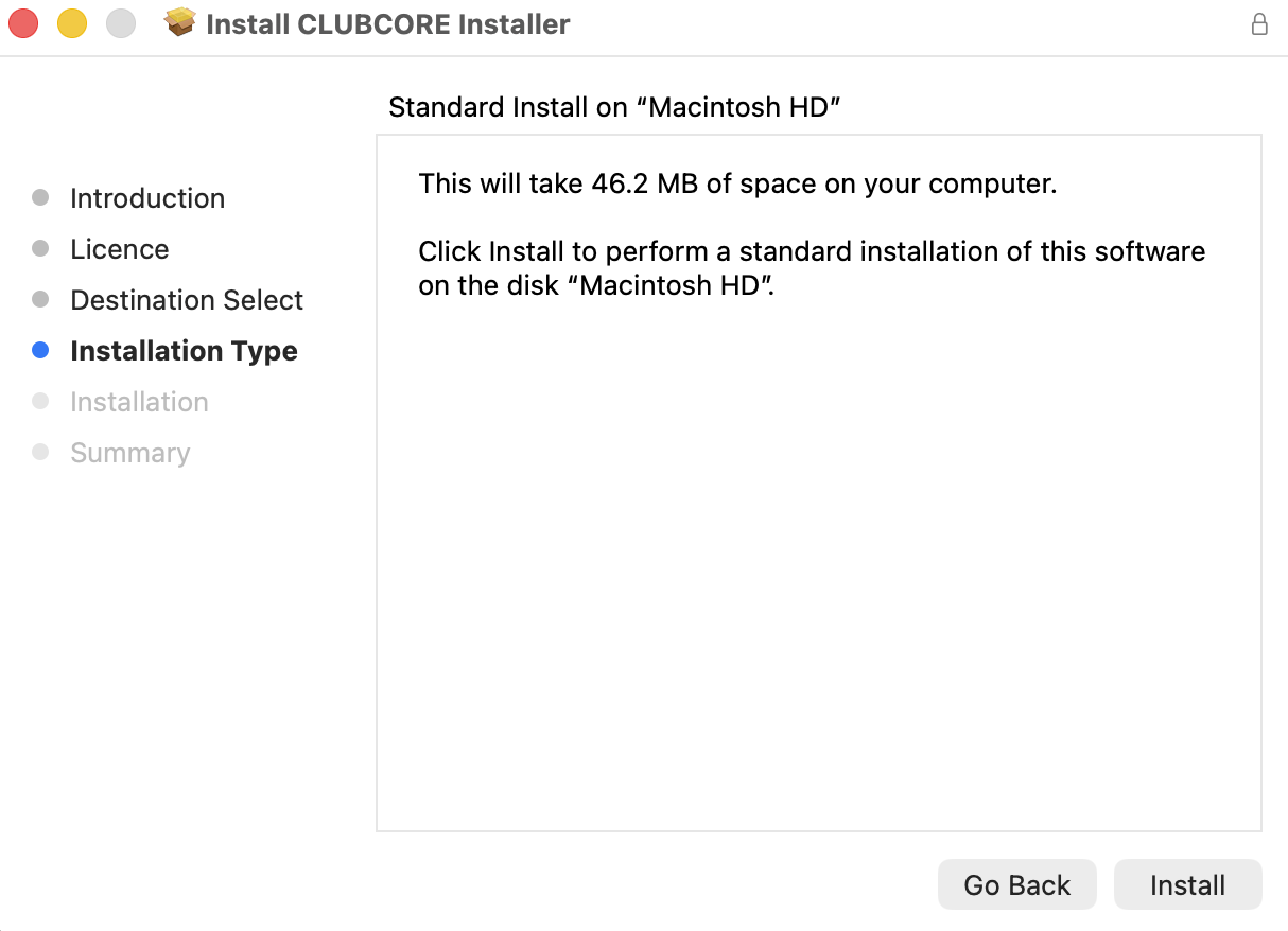 Step 6: Standard Install