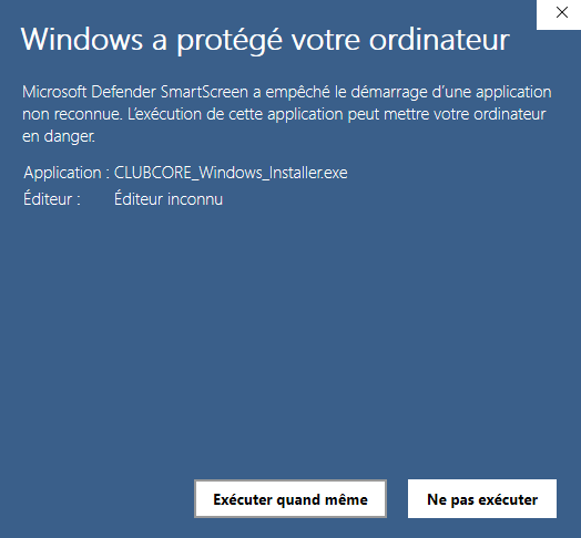 Step 2: Windows SmartScreen Warning