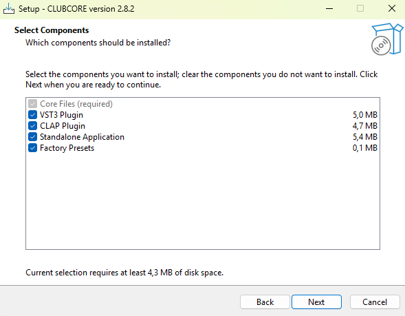 Step 7: Select Plugin Formats